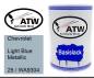 Preview: Chevrolet, Light Blue Metallic, 25 / WA9304: 500ml Lackdose, von ATW Autoteile West.